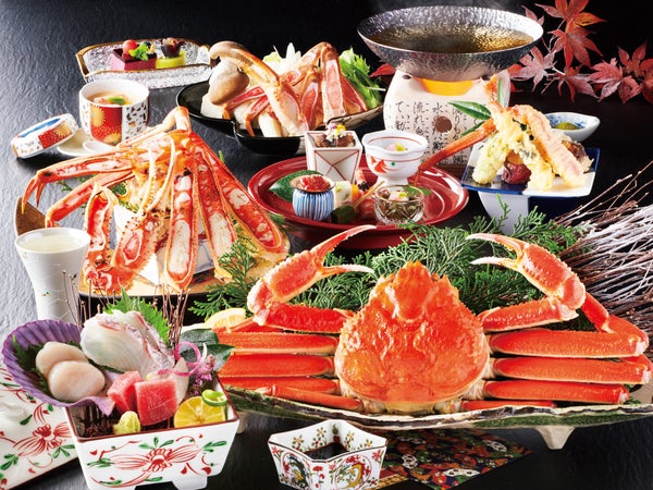 日帰り🦀三朝温泉かにバス🦀 『万翆楼』(特選かに料理)1